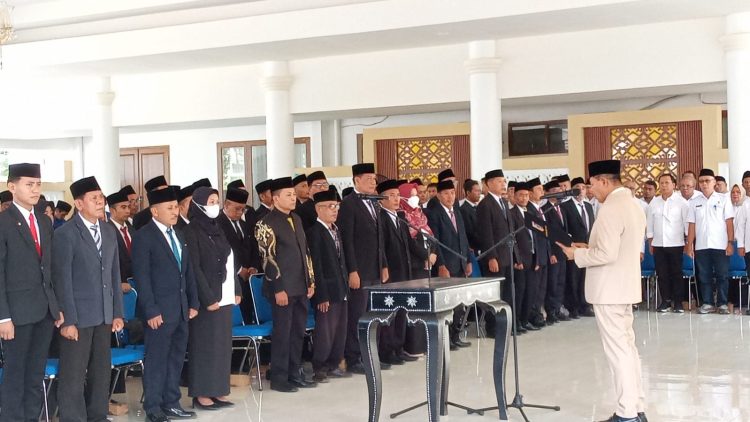 87 Pj Kades Dilantik, Bupati Lotim Tekankan Amanah dan Perbaikan Data