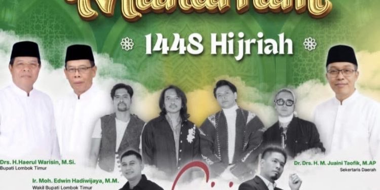Puncak Festival Muharram, Warga Lotim akan Dihibur Band Gigi