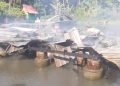 Wisata Dende Seruni Mumbul Terbakar