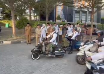 Bupati Lotim Lepas Konvoi Ribuan Kendaraan Menuju Arena MTQ Provinsi