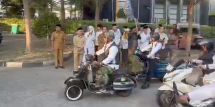 Bupati Lotim Lepas Konvoi Ribuan Kendaraan Menuju Arena MTQ Provinsi