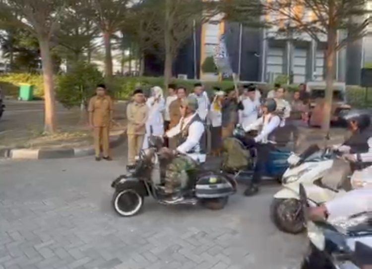 Bupati Lotim Lepas Konvoi Ribuan Kendaraan Menuju Arena MTQ Provinsi