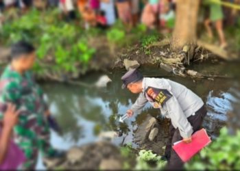 Geger, Orok Bayi Mengapung Ditemukan Meninggal di Saluran Irigasi Pijot