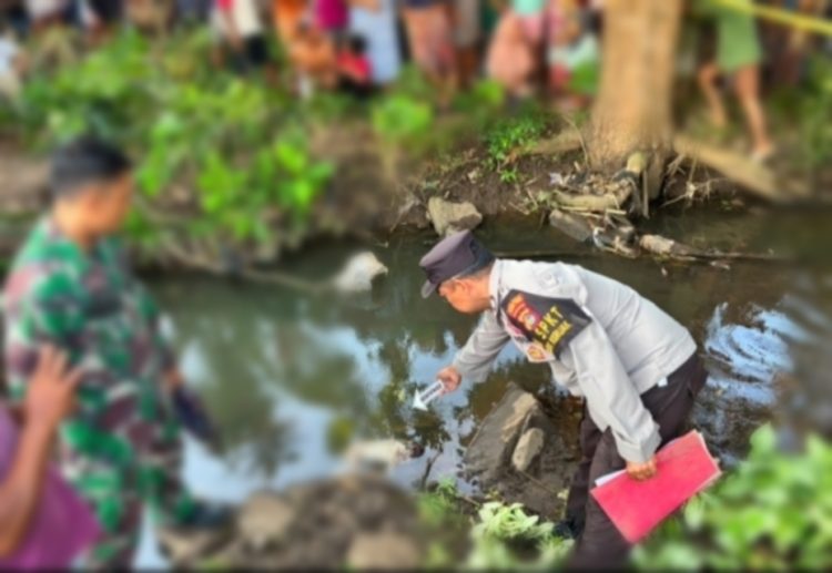 Geger, Orok Bayi Mengapung Ditemukan Meninggal di Saluran Irigasi Pijot
