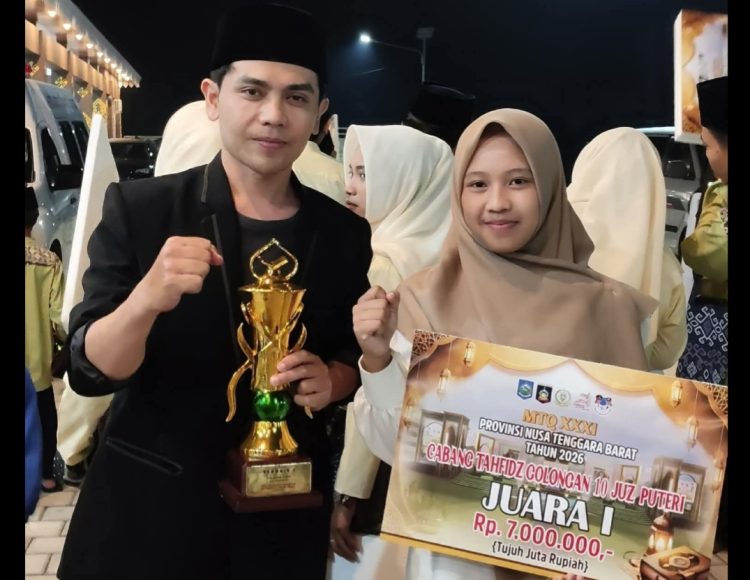 Santriwati Yayasan Pondok Qur’an Modern As Salam Sikur Sukses Toreh Prestasi di MTQ