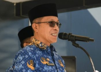 Sekda Lotim Irup Upacara Harganas ke-33