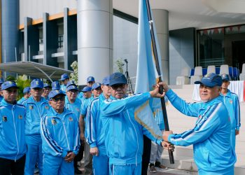 Target Juara Umum, Bupati Lepas 639 Kontingen Lotim ke Porprov NTB 2026