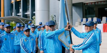 Target Juara Umum, Bupati Lepas 639 Kontingen Lotim ke Porprov NTB 2026