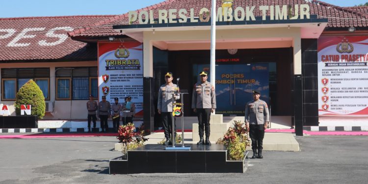 Pisah Sambut Kapolres Lotim, AKBP Ariakta Gagah Nugraha Siap Lanjutkan