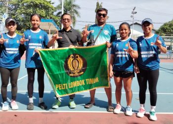 Tim Beregu Putri Tennis Lapangan Lotim Melaju Ke Final Porprov NTB XII
