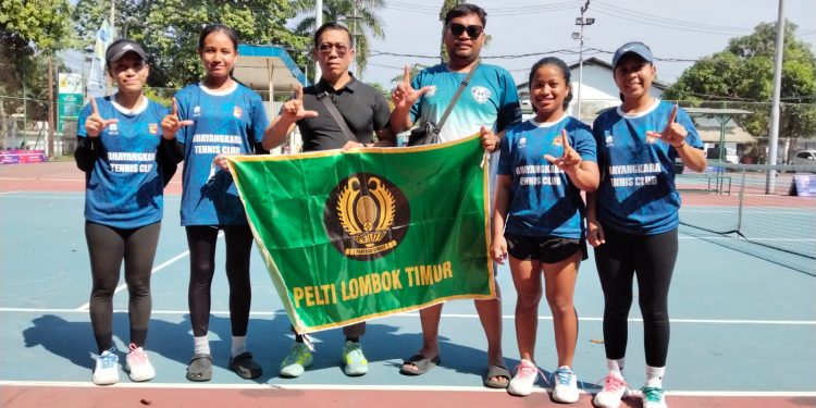 Tim Beregu Putri Tennis Lapangan Lotim Melaju Ke Final Porprov NTB XII