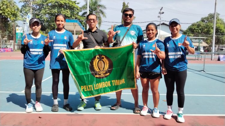 Tim Beregu Putri Tennis Lapangan Lotim Melaju Ke Final Porprov NTB XII