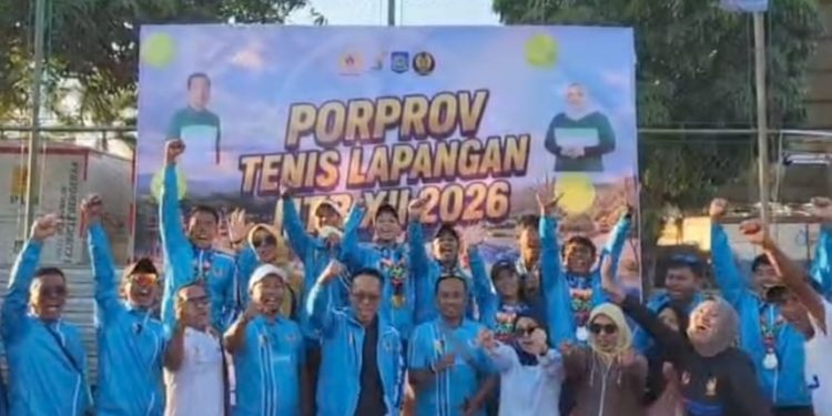 Lotim Juara Umum Cabor Tenis Lapangan Parprov NTB