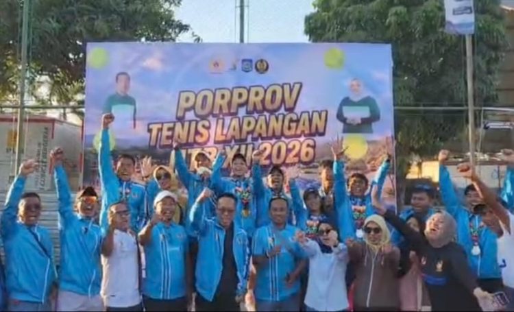 Lotim Juara Umum Cabor Tenis Lapangan Parprov NTB