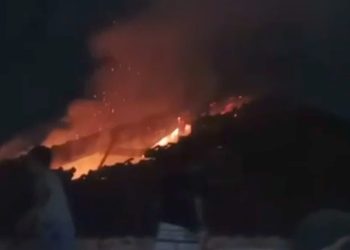 Kebakaran Hebat di Lotim Ludeskan Rumah Warga