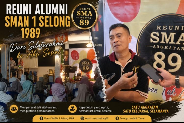 Reuni Alumni SMAN 1 Selong 1989, Dari Silaturahmi ke Aksi Sosial