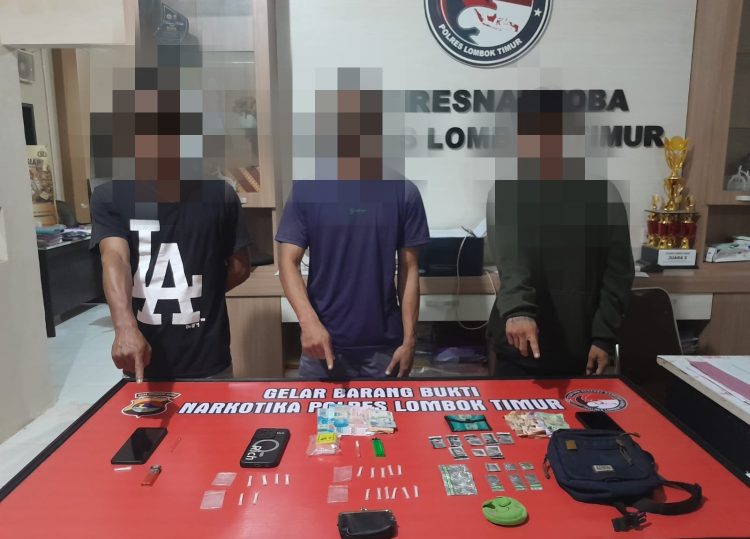 Polisi Tangkap Lima Terduga Pelaku Penyalahgunaan Narkotika di Labuhan Haji