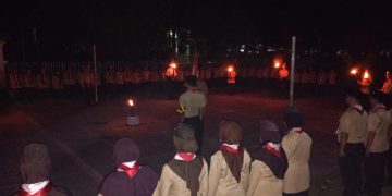 Kwarran Selong Gelar Kegiatan Ulang Janji HUT Pramuka ke -65