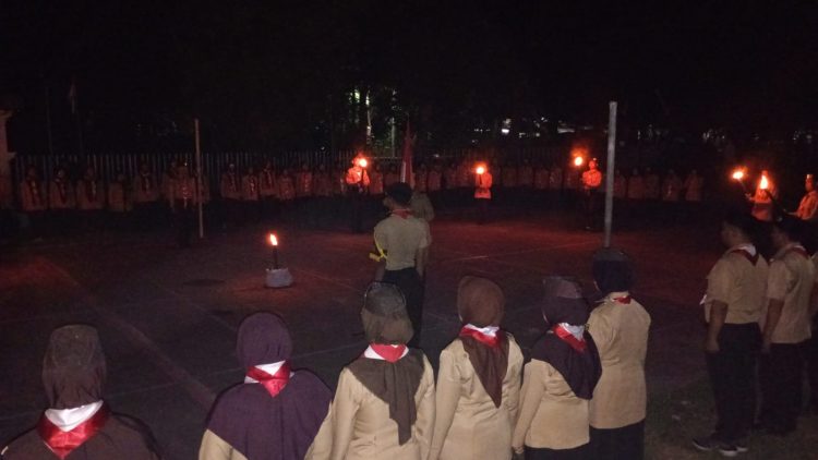 Kwarran Selong Gelar Kegiatan Ulang Janji HUT Pramuka ke -65