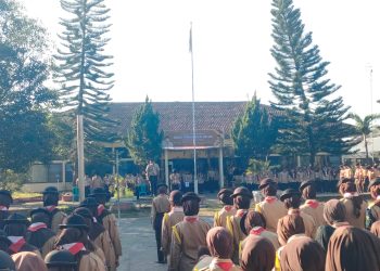 Khidmat Peringatan Hari Pramuka ke 65 Tingkat Kwarran Selong