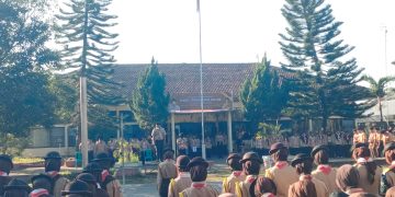 Khidmat Peringatan Hari Pramuka ke 65 Tingkat Kwarran Selong