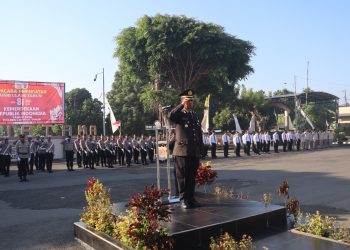 Upacara HUT ke-81 RI di Polres Lombok Timur Berlangsung Khidmat