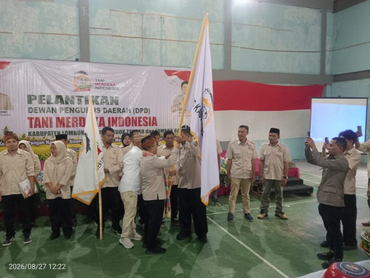 Tiga DPD TMI Dilantik, Siap Kawal dan Perjuangan Kesejahteraan Petani NTB