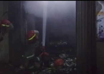 Pasar Keruak Terbakar