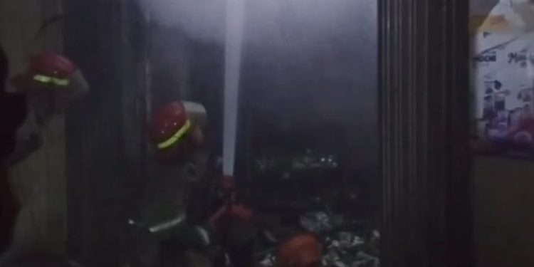 Pasar Keruak Terbakar