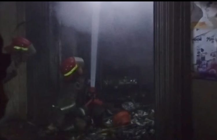 Pasar Keruak Terbakar