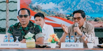 Dihadapan Bupati Lotim Dandim Beberkan Kendala Pembangunan KDKMP