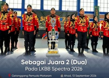 Tim LKBB SMAN 1 Keruak Raih Juara 2 di SPECTRA 2026