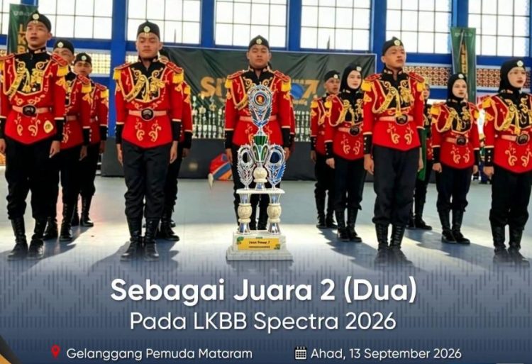 Tim LKBB SMAN 1 Keruak Raih Juara 2 di SPECTRA 2026