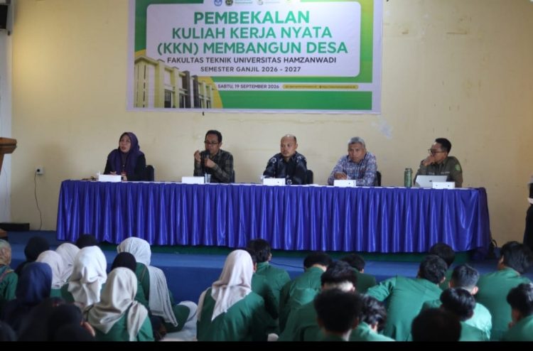 KKN Membangun Desa Dimulai, Mahasiswa Teknik Hamzanwadi Dibekali SDGs dan Pencegahan Kekerasan