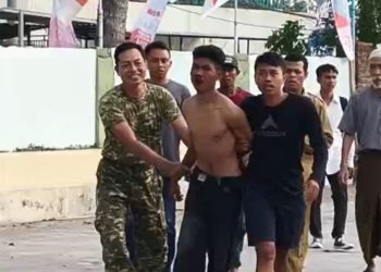 Dua Copet Asal Loteng Babak Belur Dihajar Massa di Lotim