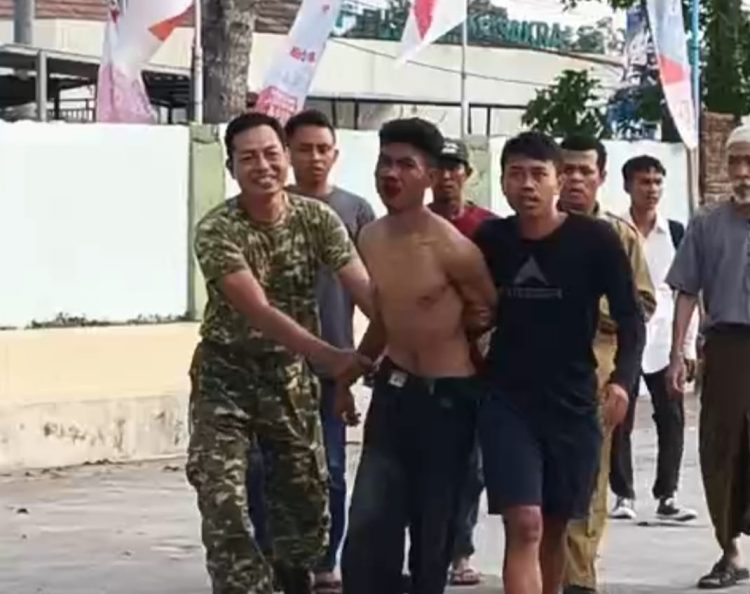 Dua Copet Asal Loteng Babak Belur Dihajar Massa di Lotim